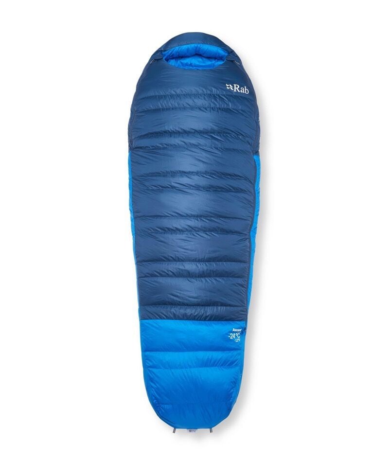 RAB Ascent Kaztüyü (-24°C) Uyku Tulumu LONG Tempest Blue/Maya Blue