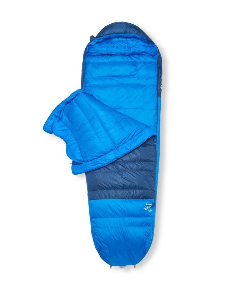 RAB Ascent Kaztüyü (-24°C) Uyku Tulumu LONG Tempest Blue/Maya Blue