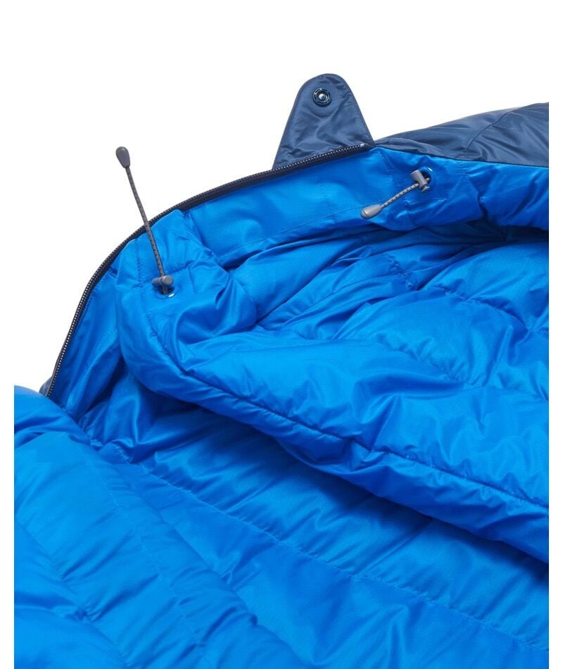 RAB Ascent Kaztüyü (-24°C) Uyku Tulumu LONG Tempest Blue/Maya Blue