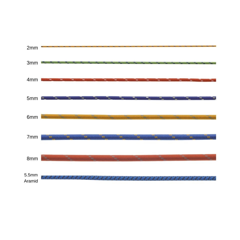 CAMP YARDIMCI İP  6MM ARAMID ORANGE/GREY