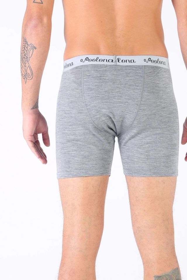Woolona 100% Merinos Yün ULTİMA Gri Boxer