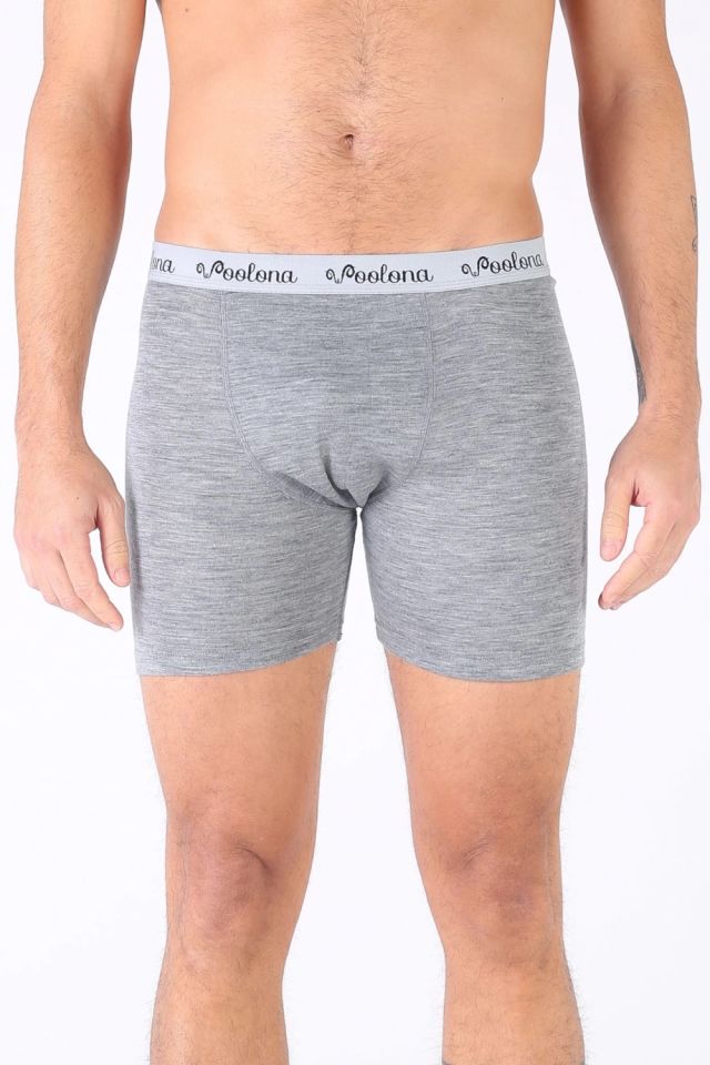 Woolona 100% Merinos Yün ULTİMA Gri Boxer
