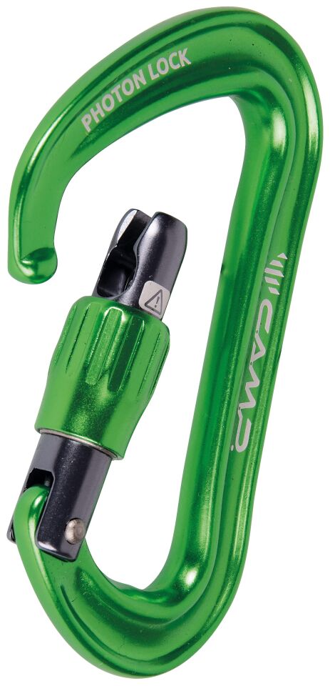 CAMP PHOTON LOCK VİDALI ALÜMİNYUM KARABİNA GREEN 293104