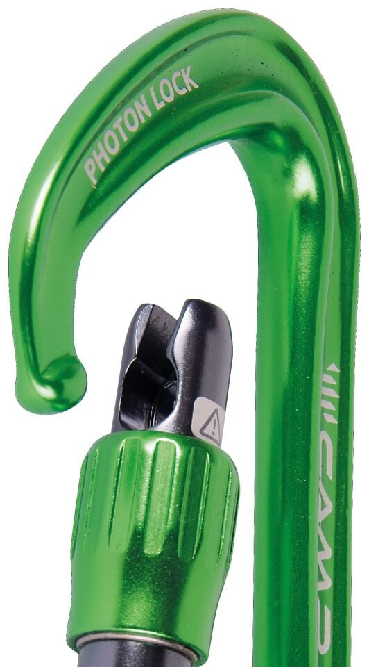 CAMP PHOTON LOCK VİDALI ALÜMİNYUM KARABİNA GREEN