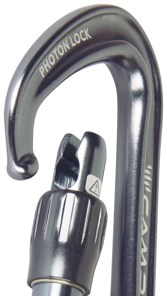 CAMP PHOTON LOCK VİDALI ALÜMİNYUM KARABİNA GUN METAL