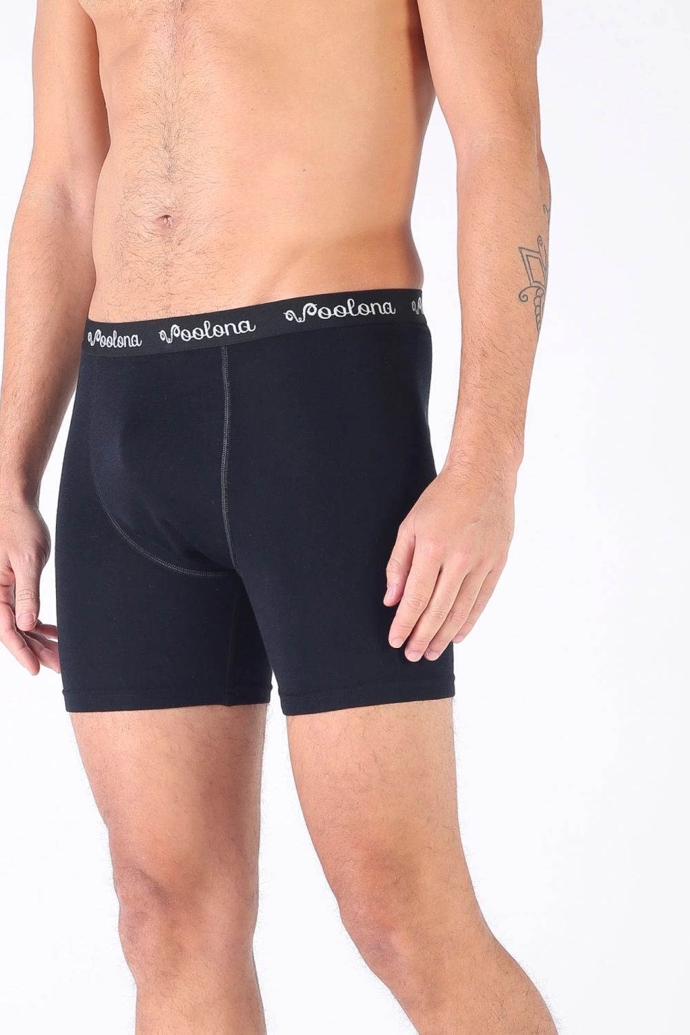 Woolona 100% Merinos Yün ULTİMA Siyah Boxer