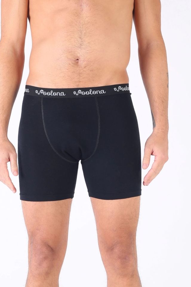 Woolona 100% Merinos Yün ULTİMA Siyah Boxer