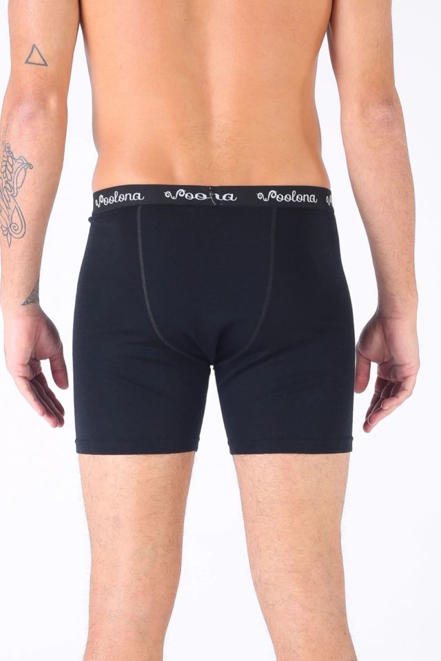 Woolona 100% Merinos Yün ULTİMA Siyah Boxer