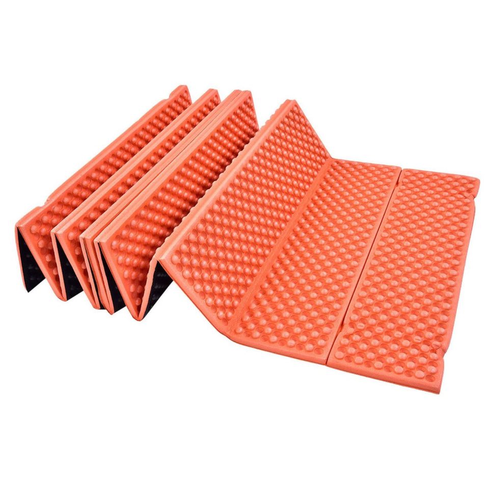 Evolite UltraLight Comfort Katlanır Mat - Siyah/Turuncu