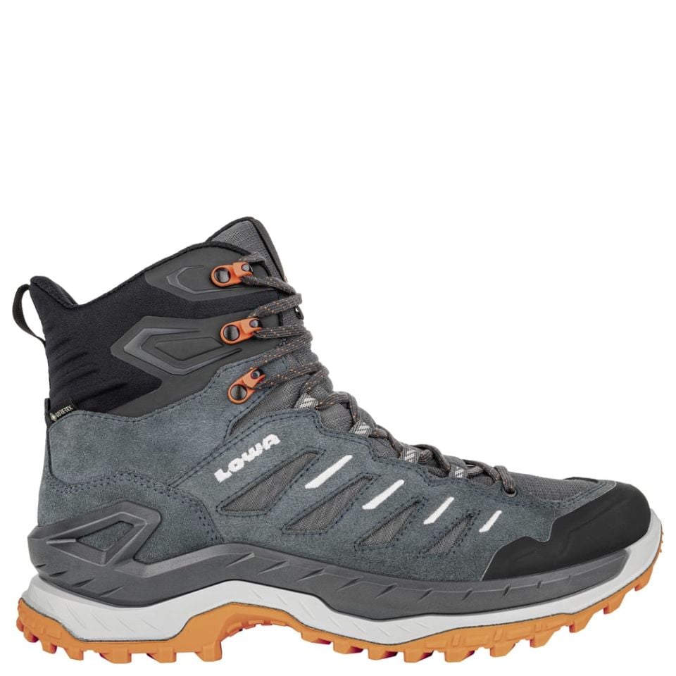 Lowa INNOVO GTX  MID Gore-Tex Trekking Botu  SMOKE GREEN / FLAME