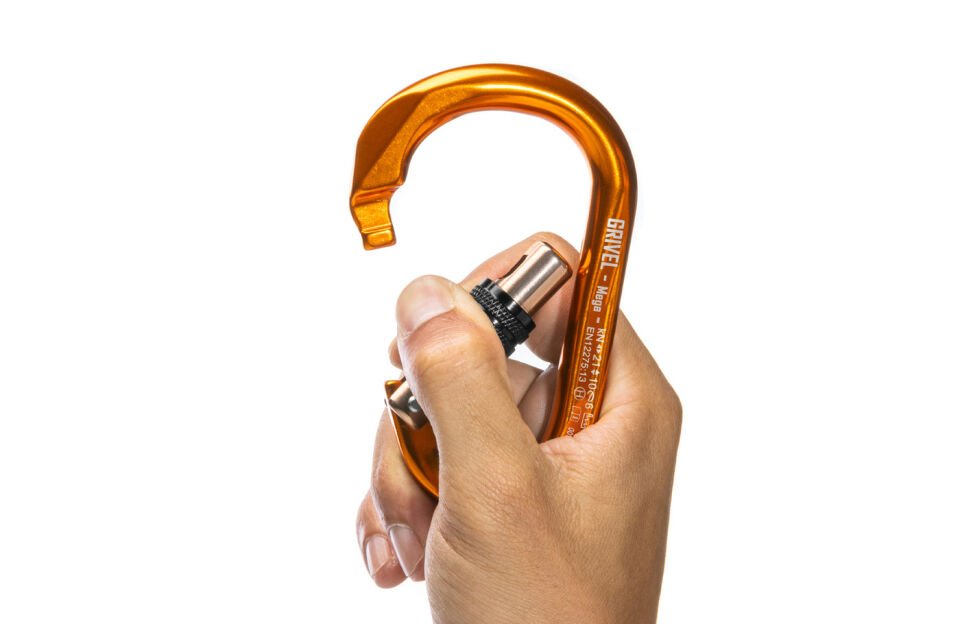 Grivel Mega K6N Vidalı Kilit Emniyetli Karabina RSK6N