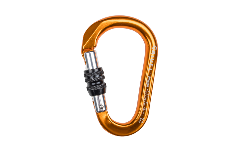 Grivel Mega K6N Vidalı Kilit Emniyetli Karabina RSK6N