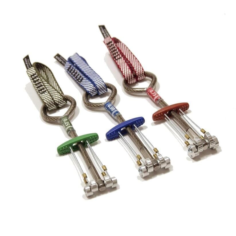 Kouba Flex Yaylı Takoz Seti - Küçük Boyutlar, 3'lü Set; 0.25, 0.50, 0.75