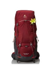 DEUTER Aircontact Lite 60 + 10 SL Kadın Sırt Çantası maron-graphite