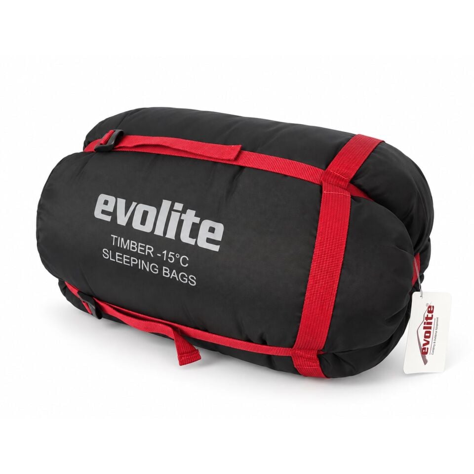 Evolite Timber -15°C Uyku Tulumu - Kırmızı