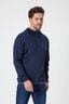 Woolona 100% Merinos Yün MAESTRO Navy Fermuarlı Hoody