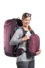DEUTER  Aviant Access Pro 65 Litre SL Kadın Sırt Çantası MARON-AUBERGİNE