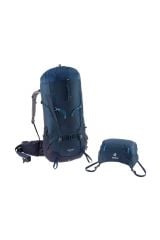 DEUTER Aircontact 55 + 10 Sırt Çantası midnight-navy
