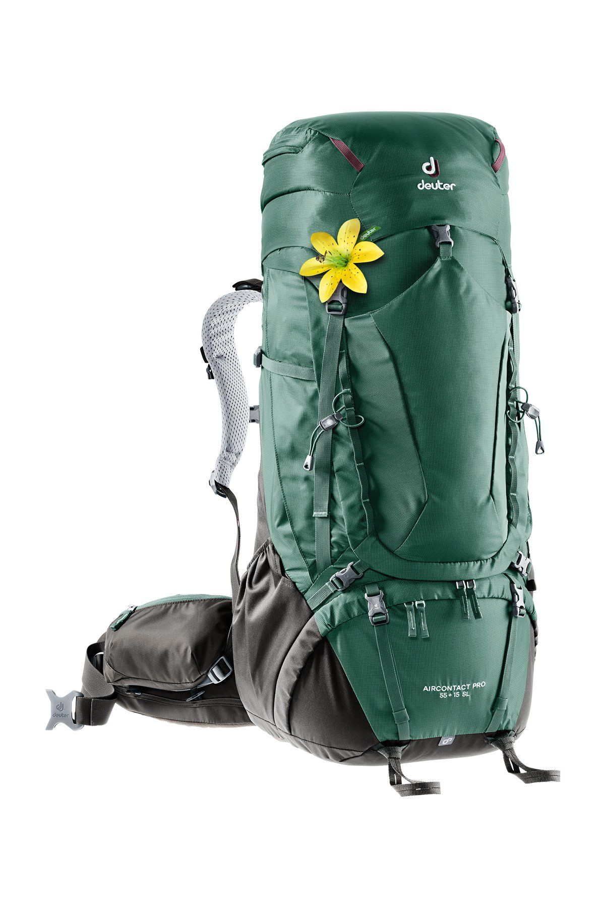 Deuter Aircontact Pro 55 + 15 SL Kadın Sırt Çantası SEAGREEN+COFFEE
