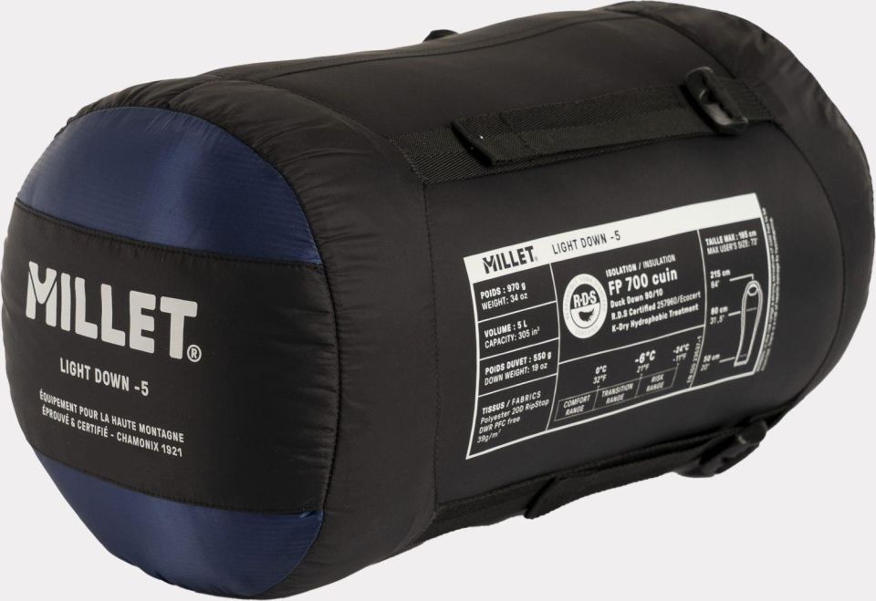 Millet LIGHT  Kaz Tüyü -5° Uyku Tulumu MIC1110 N8731