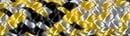 Teufelberger NODUS Yardımcı İp  6 mm Yellow/Black/Silver 7363139