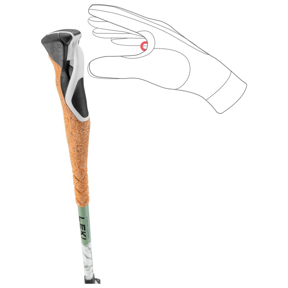 Leki Cross Trail Carbon Speedlock Trekking Batonu