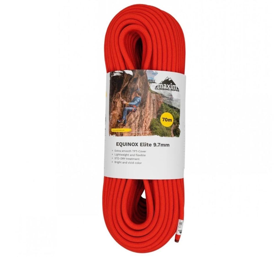 Maxim EQUINOX ELITE 9,7 mm  Std/Dry  Dinamik İp Red/Velvet