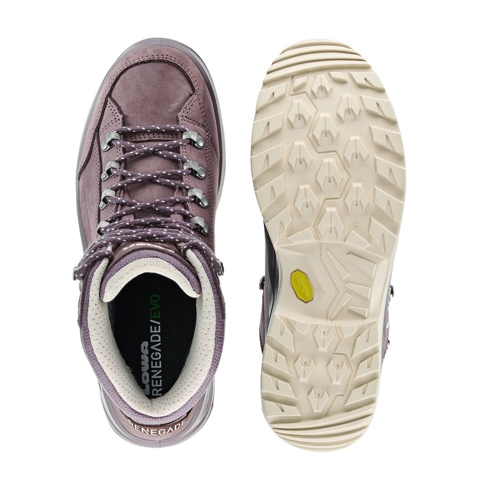 Lowa RENEGADE EVO GTX  MID Gore-Tex Kadın Trekking Botu   5129 BROWNROSE/PANNA