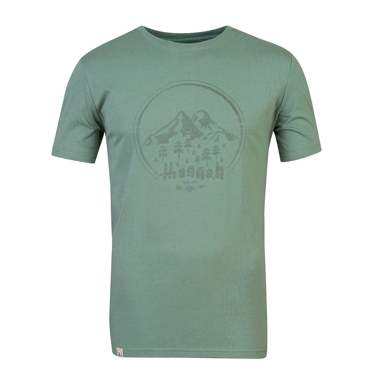 Hannah Ravi Baskılı Erkek T-Shirt Oil Green