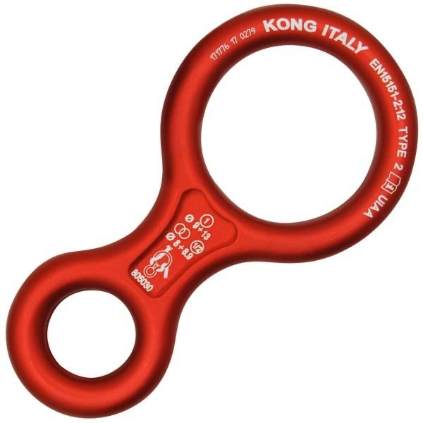 Kong CLASSIC 8 Sekizli İniş Ve Emniyet Aleti / Red