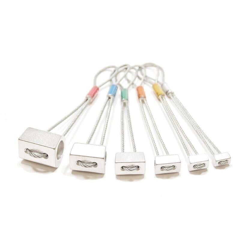 Kouba Hex 6'lı Hegzantrik Stoper Seti - Silver, n.1-6