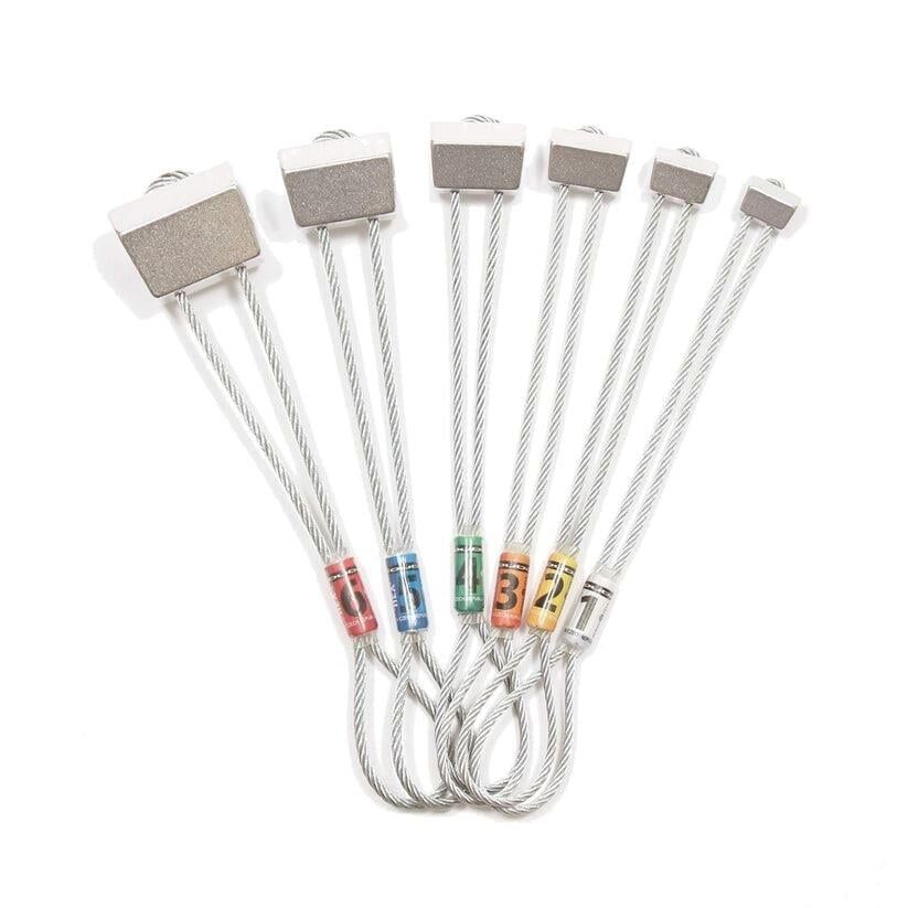 Kouba Hex 6'lı Hegzantrik Stoper Seti - Silver, n.1-6