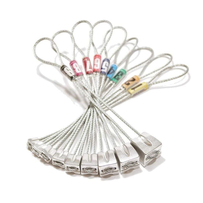 Kouba Alu Nuts 9'lu Stoper Seti - Silver, n.1-9