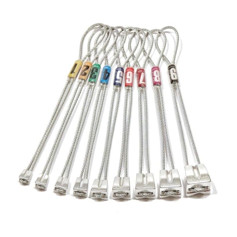 Kouba Alu Nuts 9'lu Stoper Seti - Silver, n.1-9