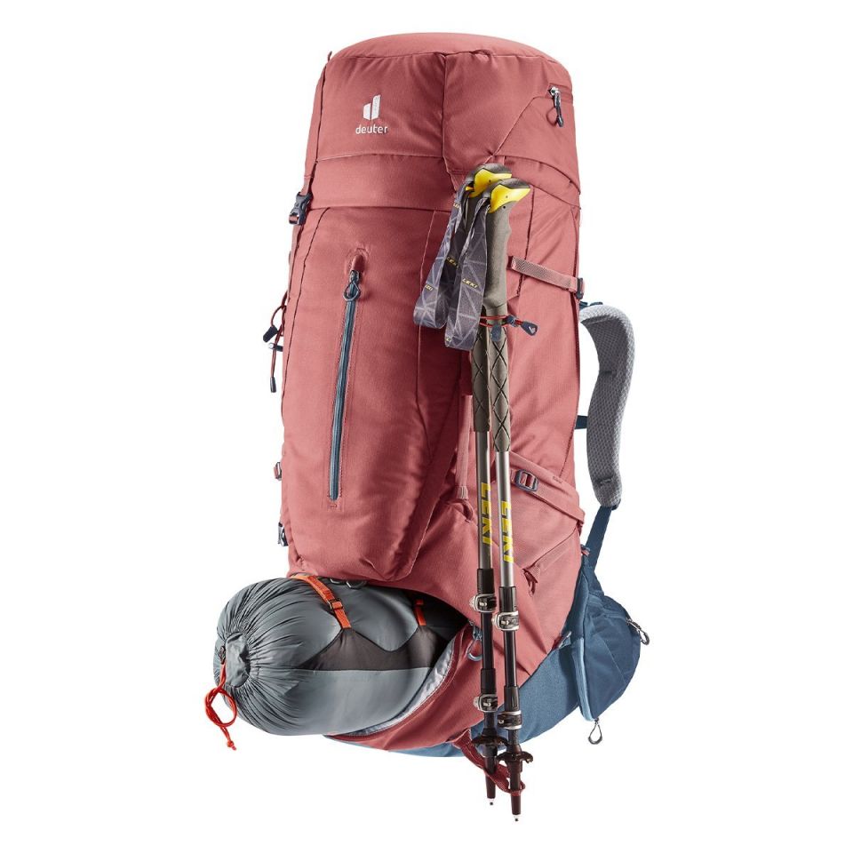 Deuter Aircontact X 80 + 15 SL Litre Sırt Çantası redwood-ink