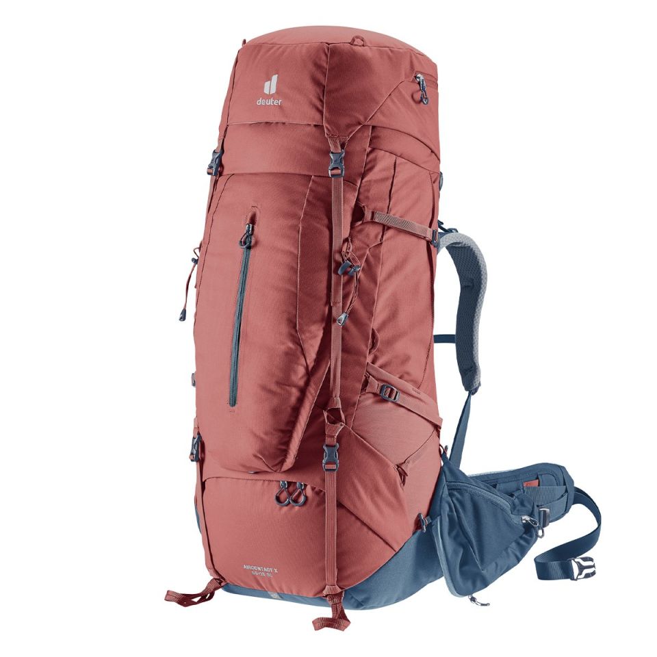 Deuter Aircontact X 80 + 15 SL Litre Sırt Çantası redwood-ink