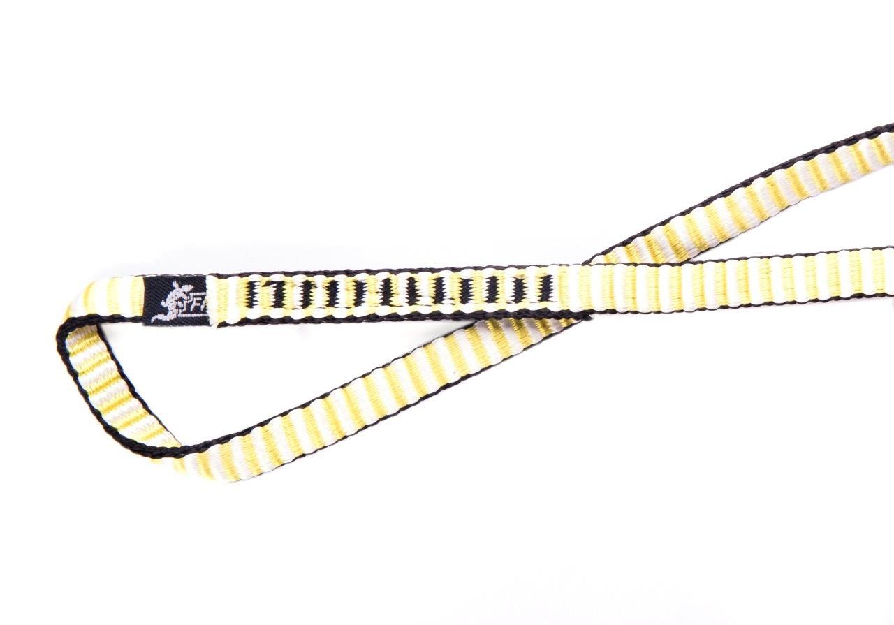 Roca Fixe Sling 10,0 mm 80 cm. Yellow-White