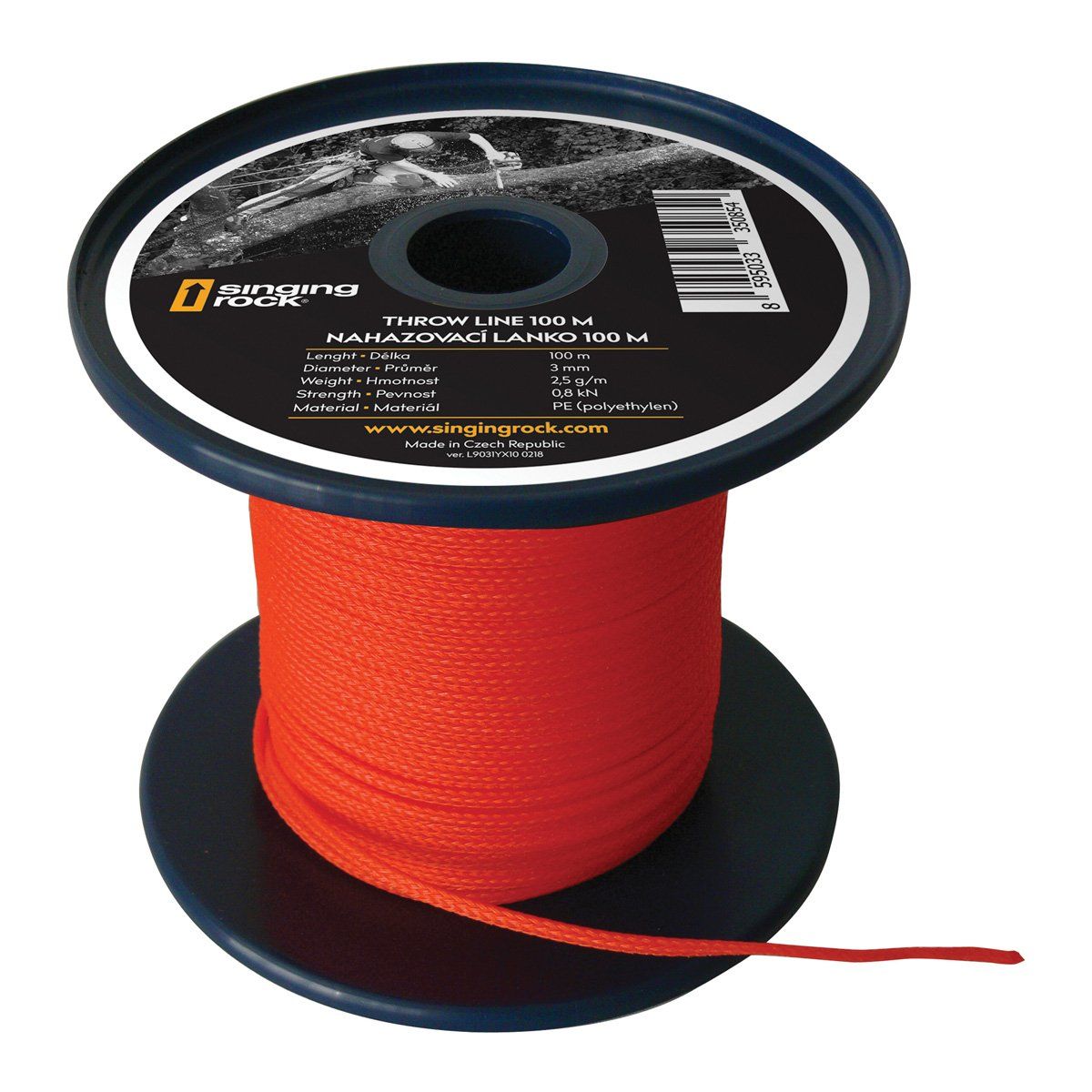 Throw Line 3 mm. 100m. Yardımcı İp high risk red